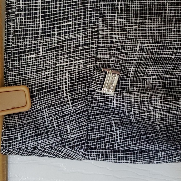 NWT New Premise Petite Bengaline Black White Slip-On Pants Women's Size PP - Picture 4 of 6